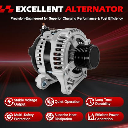 11402 New Alternator Fit for Camry 2.5L 2012-2015/RAV4 2009-2012 - size: 11402