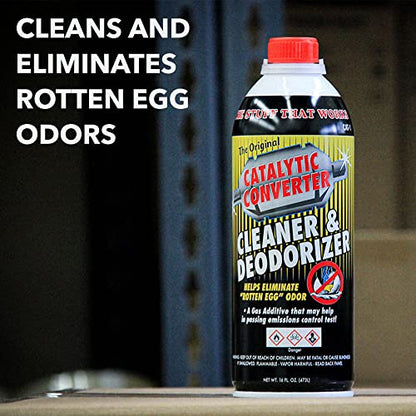 Solder-It Catalytic Converter Cleaner and Deodorizer (16 fl oz) | Fuel System Cleaner | EGR Valve, Combustion Chamber, and Oxygen Sensor Cleaner | Catalytic Cleaner Fuel Additive for Gasoline Engines - size: 16 Ounce