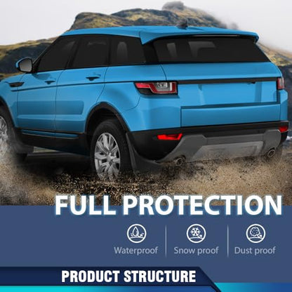 PIT66 Mud Flaps Fit Range Rover Evoque 2012-2018 Round Rear Pipe - size: Fit Rover Evoque 2012-2018