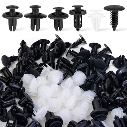 150PCS Car Clips & Plastic Rivets, 6 Popular Sizes Auto Body Fasteners, Replacement Clips for Bumper, Fender, Door Panel, Universal for Most Car Models for Body Repair - size: 150pcs-Universal