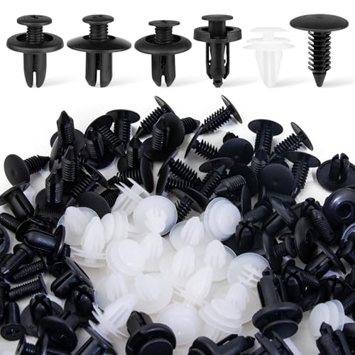 150PCS Car Clips & Plastic Rivets, 6 Popular Sizes Auto Body Fasteners, Replacement Clips for Bumper, Fender, Door Panel, Universal for Most Car Models for Body Repair - size: 150pcs-Universal