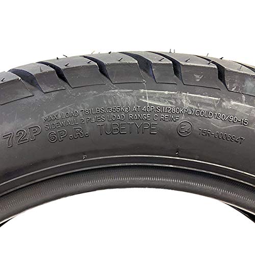 MMG 130/90-15 Street Tire, Model P47, Cruiser Touring, Motorcycle