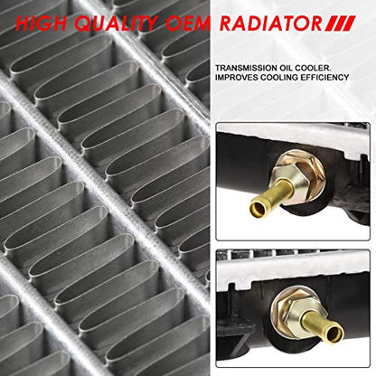 Auto Dynasty Radiator Compatible with 1991-1999 Nissan Sentra AT MT, DPI 1178 Factory Style 1-Row Cooling Radiator, Aluminum Core - style: 91-99 Nissan Sentra AT MT