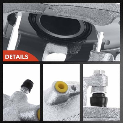 A-Premium Front Right Passenger Disc Brake Caliper with Bracket - style: Front Passenger Side