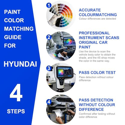 S3B Phantom Black Touch Up Paint Compatible with Hyundai Cars - color: S3B Phantom Black/Twilight Black