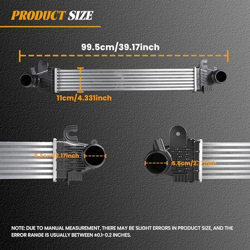 GM3012116 Turbo Intercooler Compatible with Chevy GMC 2018-2022 - size: GM3012116