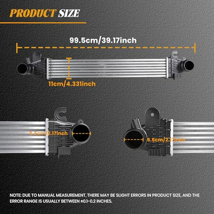 GM3012116 Turbo Intercooler Compatible with Chevy GMC 2018-2022 - size: GM3012116
