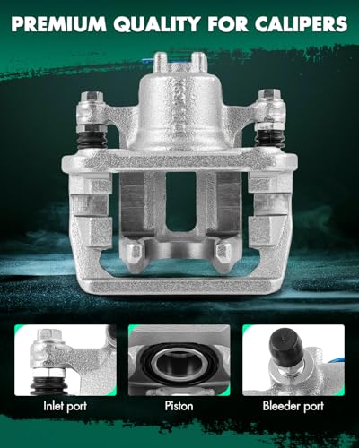 SCITOO 19-2911 Rear Left Disc Brake Caliper Assembly For Acura,For Honda - size: Rear Driver[19-2911]