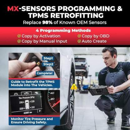 Autel Scanner MaxiCOM MK808S-TS: All Systems Bidirectional OBD2 Scan Tool