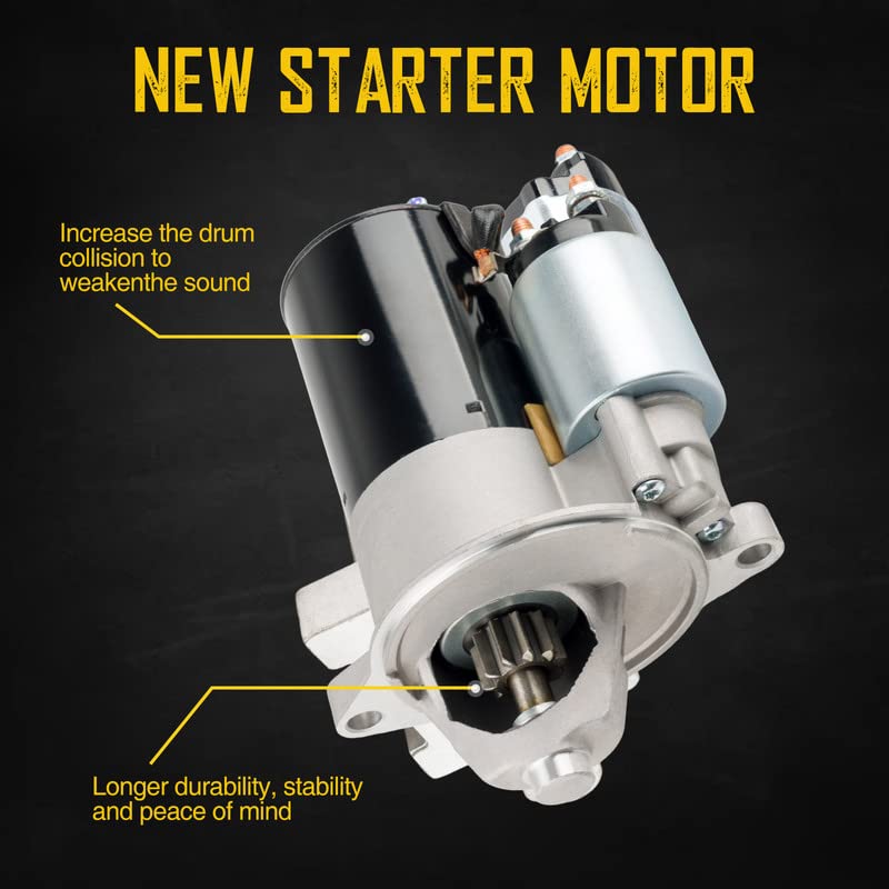 Automotive Replacement Starter, High-Torque Mini Starter 3247 Compatible with F-Series 1997 Bb 7.5l 460 CID W A/T Truck, Auto Accessories - size: 3205N=3268N