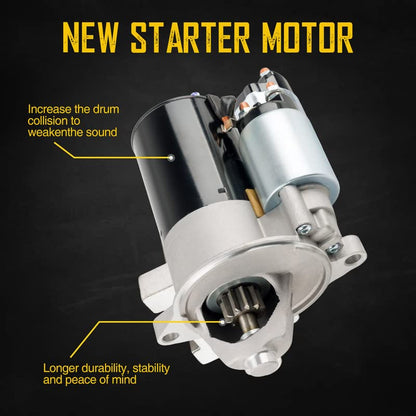 Automotive Replacement Starter, High-Torque Mini Starter 3247 Compatible with F-Series 1997 Bb 7.5l 460 CID W A/T Truck, Auto Accessories - size: 3205N=3268N