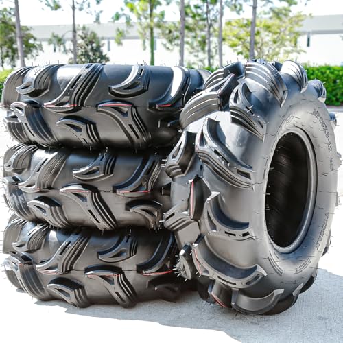 4 x Forerunner Vulcan 28X9.00-12 Mud Terrain 6 Ply All Season Bias Tires