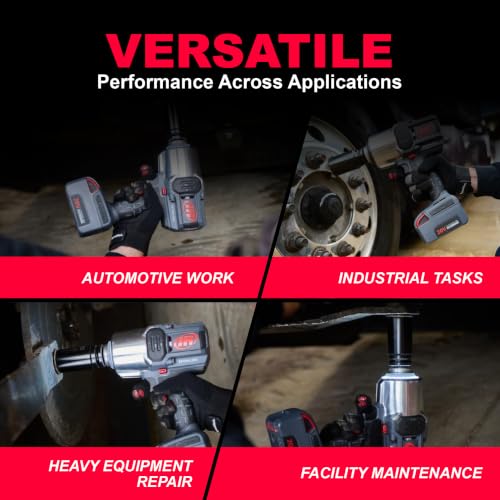 Ingersoll Rand W8591-K2 1" Cordless Impact Wrench and IQV20 Battery Kit - size: 1", style: 6" Ext. Anvil-Tool Only