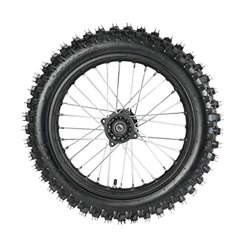 16" Rear Wheel 90/100-16 Tire Assembly For Dirt Pit Bike 125cc 140cc 150cc Apollo SSR XR CRF TaoTao Includes Brake Rotor and 428 Sprocket (16 Inch) - size: 16 Inch