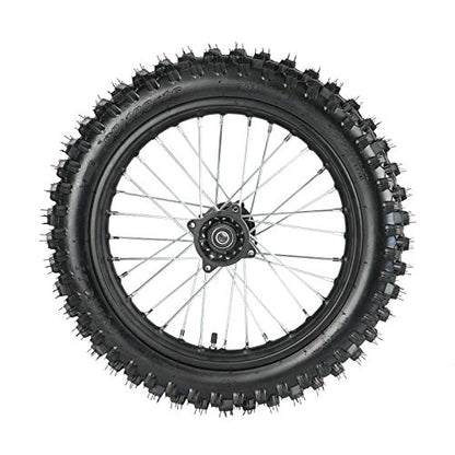 16" Rear Wheel 90/100-16 Tire Assembly For Dirt Pit Bike 125cc 140cc 150cc Apollo SSR XR CRF TaoTao Includes Brake Rotor and 428 Sprocket (16 Inch) - size: 16 Inch