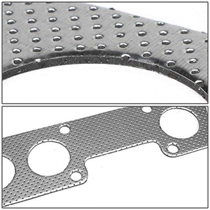 DNA Motoring GKTSET-ND2190-L4-LT Aluminum Exhaust Manifold Header Gasket Set Replacement