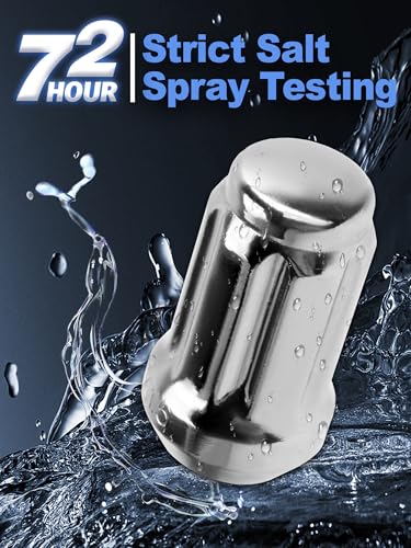 20pcs M12x1.5 Spline Lug Nuts for Escape - color: Silver, size: M12x1.5, style: 1.38IN,20PCS+1 Socket Key