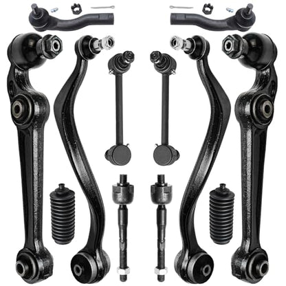 Detroit Axle - 12pc Front Lower Ctrl Arms Kit for Ford Fusion Lincoln MKZ - size: 12CS472073/12PC