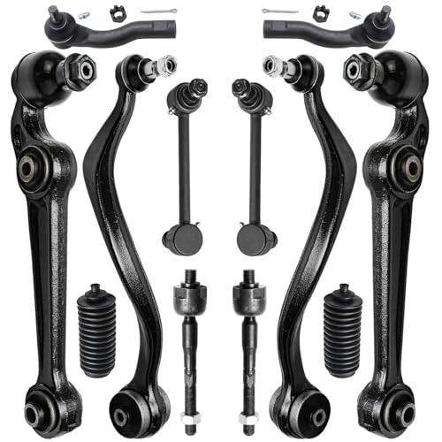 Detroit Axle - 12pc Front Lower Ctrl Arms Kit for Ford Fusion Lincoln MKZ - size: 12CS472073/12PC