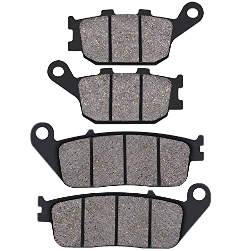Brake Pads Front and Rear Compatible with Honda VTX1300 VTX 1300 C R S Retro 2003-2006/VT1100C2 VT1100 C2 Shadow 1100 ACE Sabre 1995-2007/VT1300 CXA Fury (Non ABS Model) / VTX 1300S Retro/C/R/T