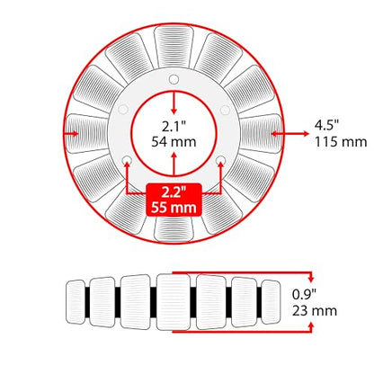 Caltric Stator and Regulator Rectifier with Gasket Compatible With Yamaha Grizzly 660 Yfm660 2002-2008