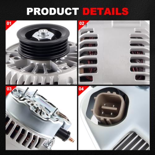 Alternator for 2000-2001 Honda CR-V L4 2.0L 101211-9810 - size: 2000‑2001 CR‑V L4 2.0L