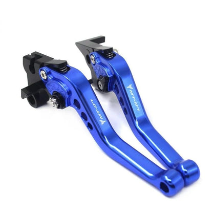 MT07 MT 07 MT-07 2019-2024 2015 for Motorcycle CNC Parts Short Brake Clutch Levers Adjustable Blue - color: Blue