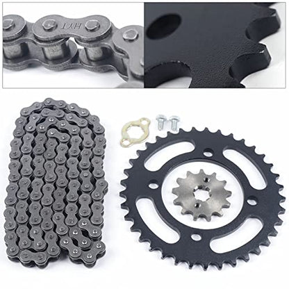 420 Chain Front Rear Sprocket Cog Kit 14/37 For SSR 110cc 125cc ATV Go Karts Dirt Pit Bike