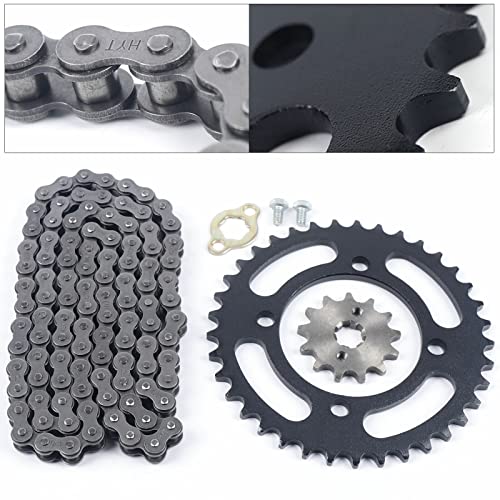 420 Chain Front Rear Sprocket Cog Kit 14/37 For SSR 110cc 125cc ATV Go Karts Dirt Pit Bike