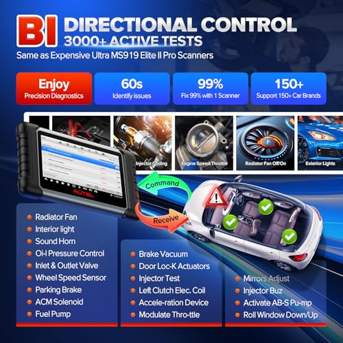 Autel MaxiCOM MK808BT PRO, Bidirectional Scanner as MK900BT, 28+ Service