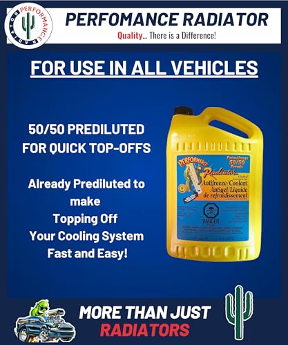 Perfomance Radiator Global Extended Life Antifreeeze/Coolant - 50/50 Premix, Use in All Makes & Models, 1 Gallon