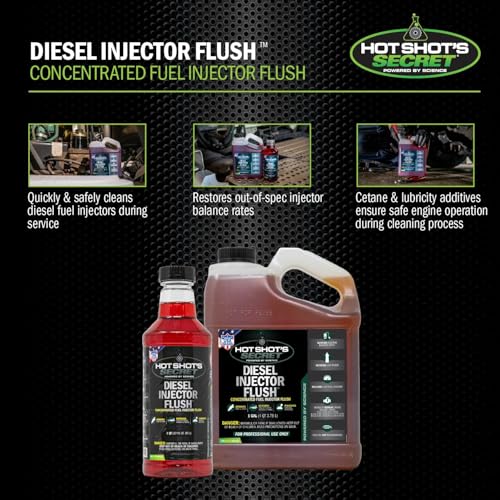 Hot Shot's Secret Diesel Injector Flush, 1 Gallon - size: 128 Fl Oz (Pack of 1)