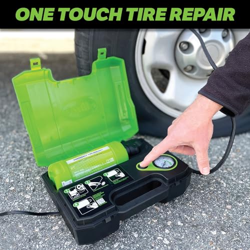 Slime 50159 Flat Tire Repair Kit, Smart Spair Ultra, All-in-one Solution, Repairs and Inflates, Truck/SUV, 15 Min Fix - size: Truck/SUV