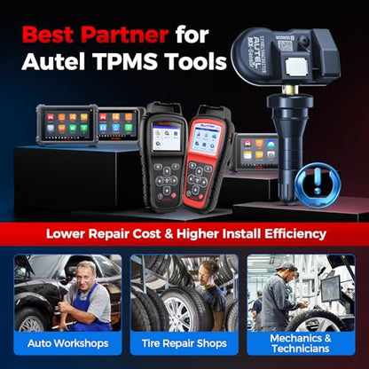 Autel TPMS Sensors Set of 4, MaxiTPMS MX-Sensor 315+433MHz OE Quality