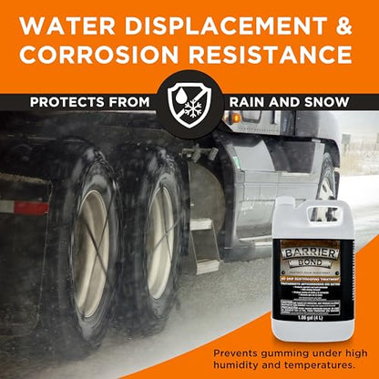Barrier Bond No-Drip Undercoating, 1 Gallon, Premium Rust Inhibitor Coating