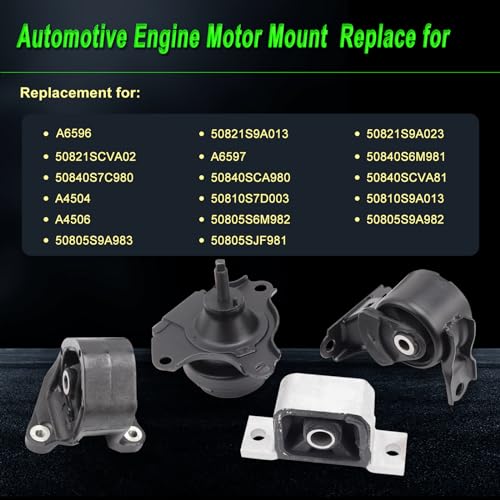 Engine Motor Mount Compatible with 02-06 CR-V 2.4L Auto Transmission - size: 2002-2006 CR-V 2.4L