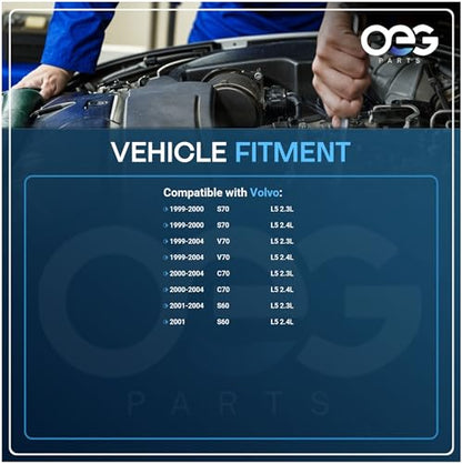OEG Parts 120A Alternator Fits Volvo 2.4L 1999-2004 0124515054