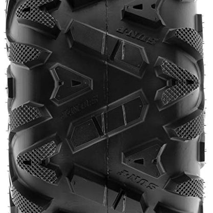 SunF ATV Tire 25x12-9 UTV Tire All Terrain Off-Road, 6 Ply Tubeless A033 - size: 25x12-9