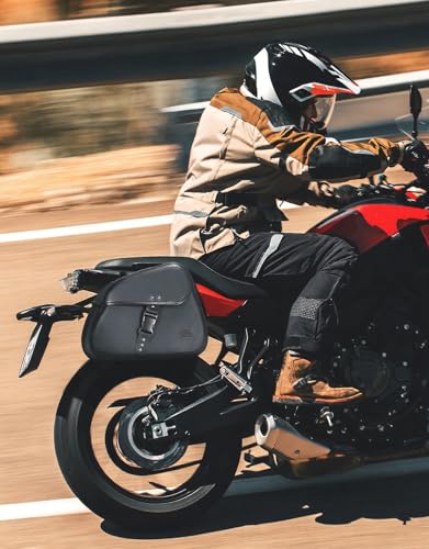 KEMIMOTO Motorcycle Saddlebags with Buckles, 16L Waterproof