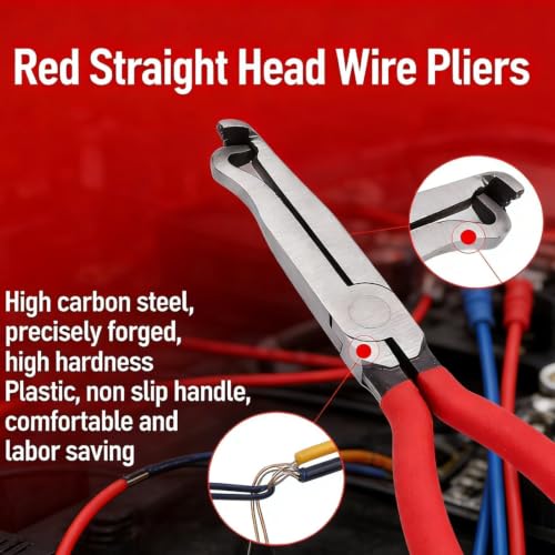 4PCS Electrical Disconnect Pliers for Cars, Auto Repair Pliers Tool Kit