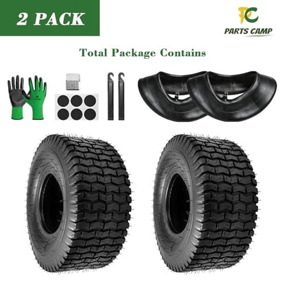 Parts Camp 15x6.00-6 Tire and Inner Tube Set with TR-13 Valve Stem - size: 15x6.00-6