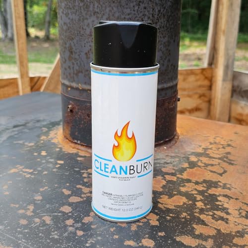 High Heat Stove Paint - Ideal for Stoves, High Temp Black Spray Paint with Flat Finish