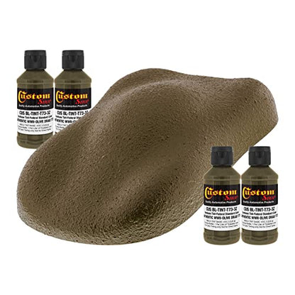 Custom Coat 3 Ounce, WWII Olive Drab, Bedliner Tint Concentrate, 4 Pack - color: Authentic WWII Olive Drab, size: 3-Ounce (Pack of 4)
