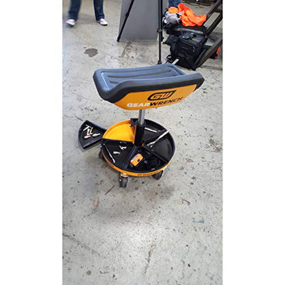 GEARWRENCH Adjustable Height Swivel Mechanics Seat, 18" To 22" - 86994