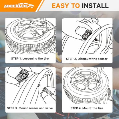 Pre-Programmed TPMS Tire Pressure Sensor Fits for/Chevy for/Buick for/Cadillac for/GMC for/Pontiac for/Saturn Tire Pressure Monitoring System 315MHz 13598771 13586335