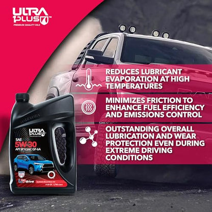 SAE 5W-30 Synthetic Blend Motor Oil API SP ILSAC GF-6A 1 Gallon - size: 1 Gallon