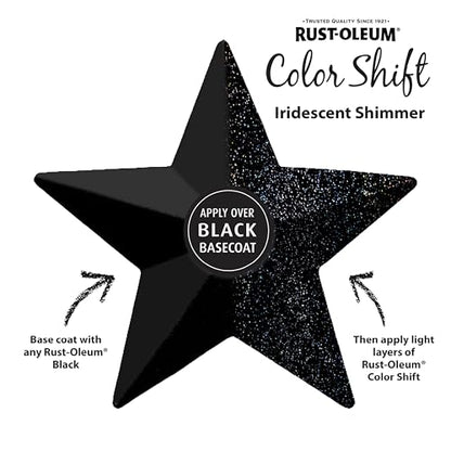 Rust-Oleum Color Shift Iridescent Shimmer Spray Paint - color: Iridescent Shimmer, size: 11 oz (Pack of 1)
