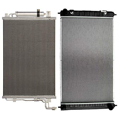OCPTY 2988 Radiator 3639 Condenser FIt for 2007-2012 for Nissan for Altima