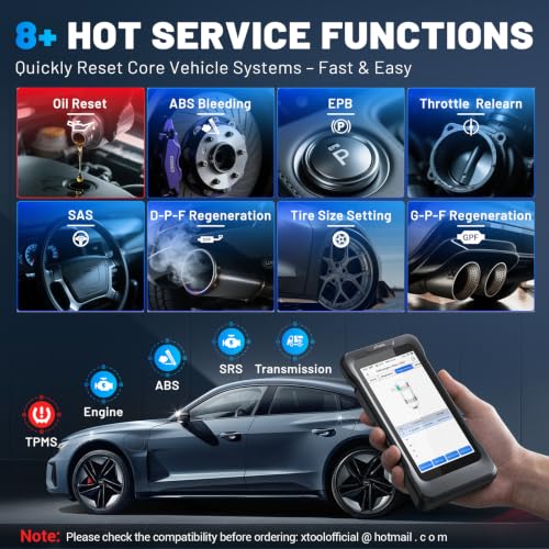 XTOOL TP300 TPMS Programming Tool, Engine ABS SRS Transmission OBD2 Scanner