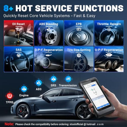 XTOOL TP300 TPMS Programming Tool, Engine ABS SRS Transmission OBD2 Scanner